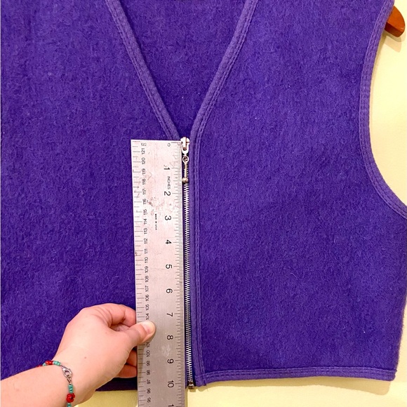 Vintage CG boiled wool zip-up liner vest - Picture 3 of 9